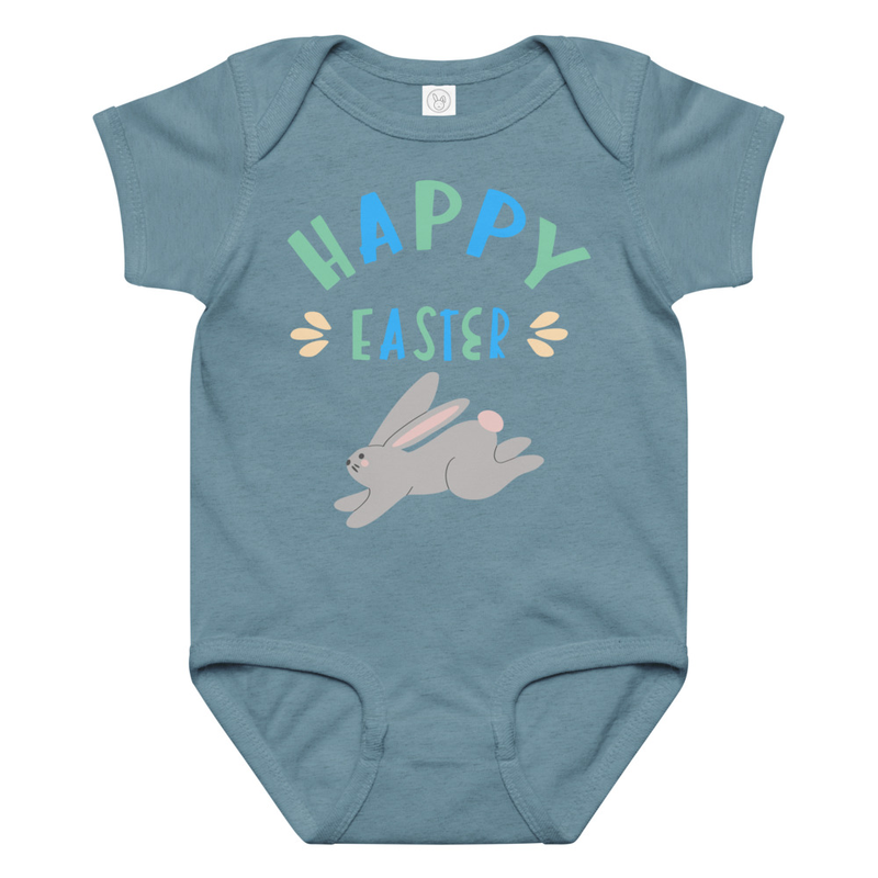 Easter Happy Easter Bunny Baby Bodysuit