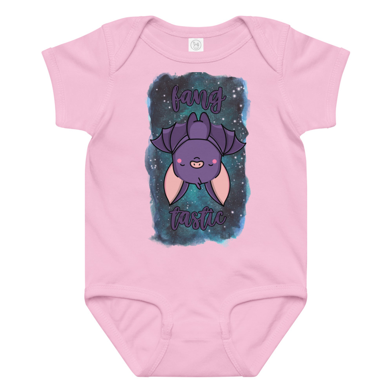 Halloween Fangtastic Cute Bat Baby Bodysuit
