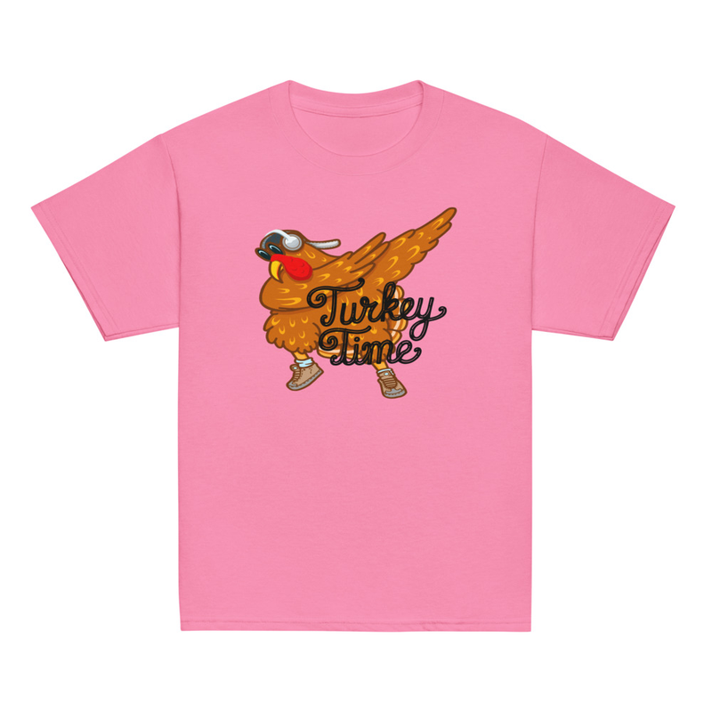Thanksgiving Turkey Time Dab Youth Tee