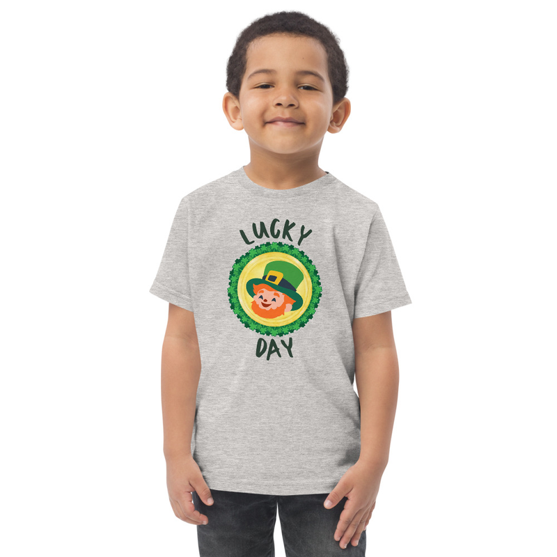 St. Patrick's Lucky Day Leprechaun Toddler Tee