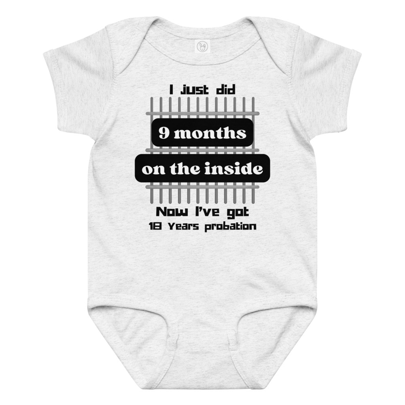 9 Months on the Inside Baby Bodysuit