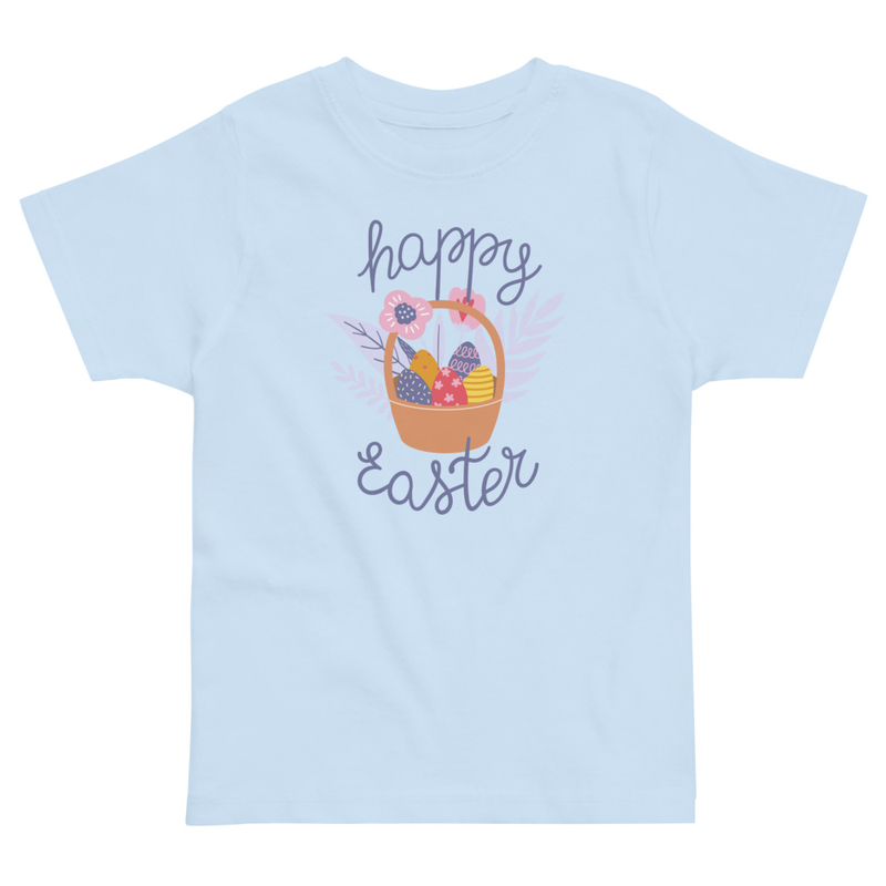 Easter Basket with Eggs Toddler Tee