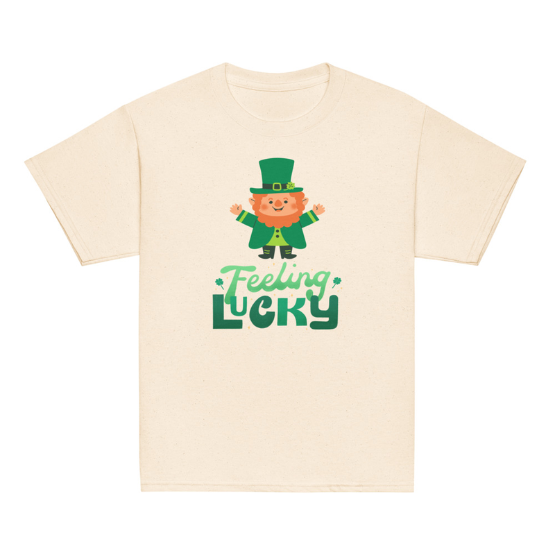St. Patrick's Feeling Lucky Leprechaun Youth Tee