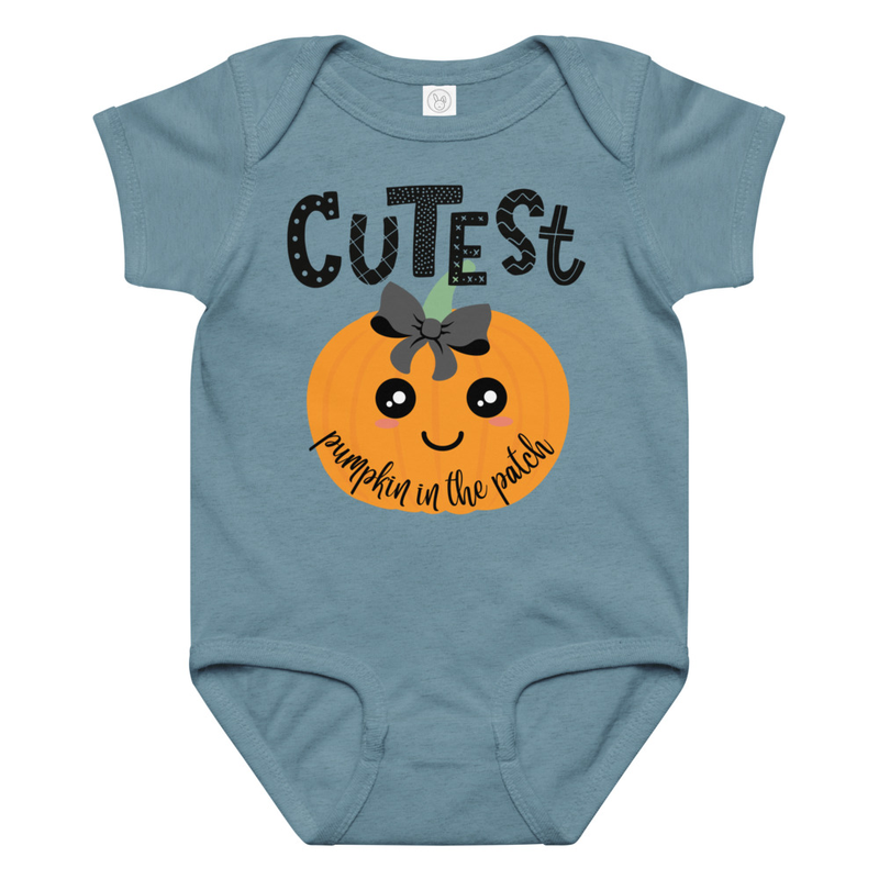Halloween Cutest Pumpkin in the Patch Baby Bodysuit