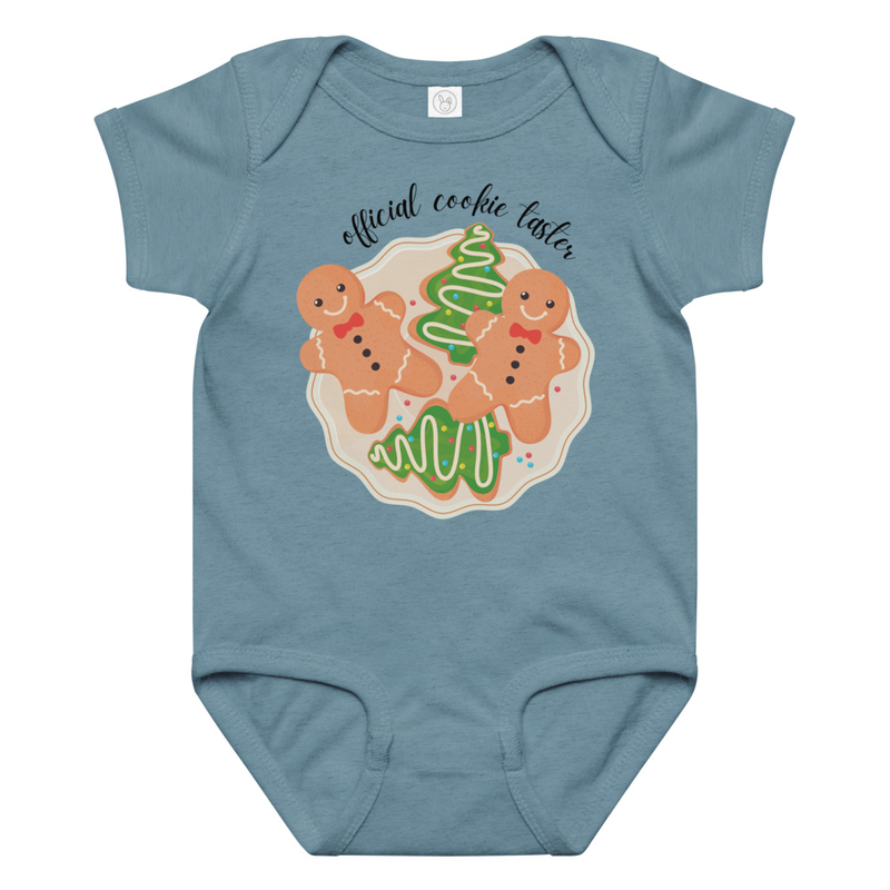 Christmas Official Cookie Taster Baby Bodysuit