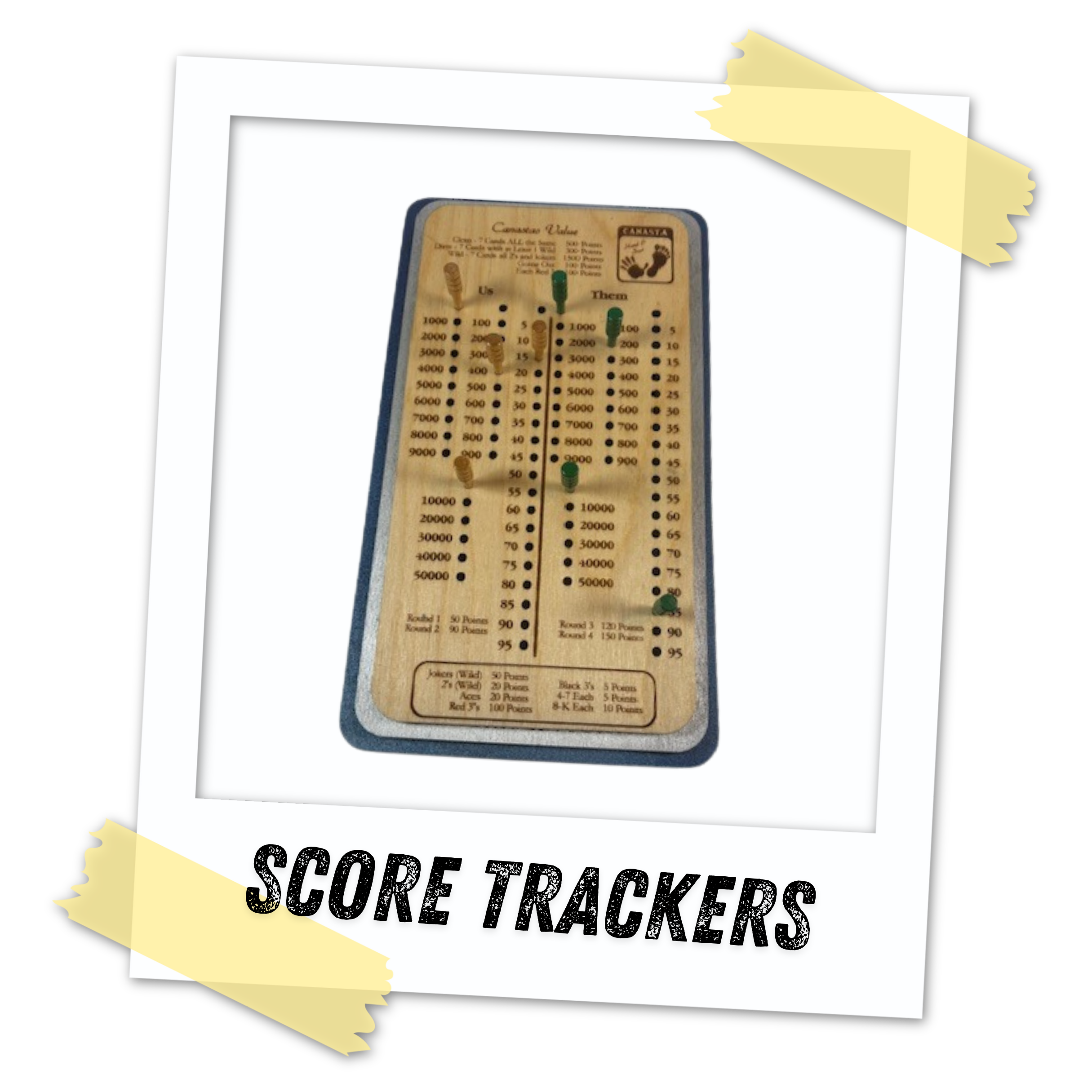 Canasta - Hand & Foot Scorecard