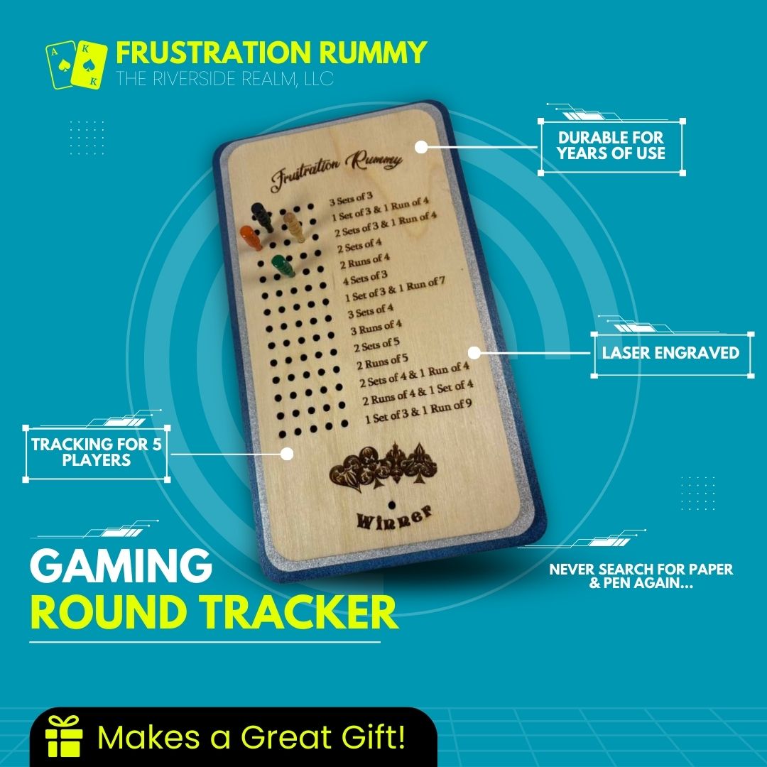 Frustration Rummy Round Tracker