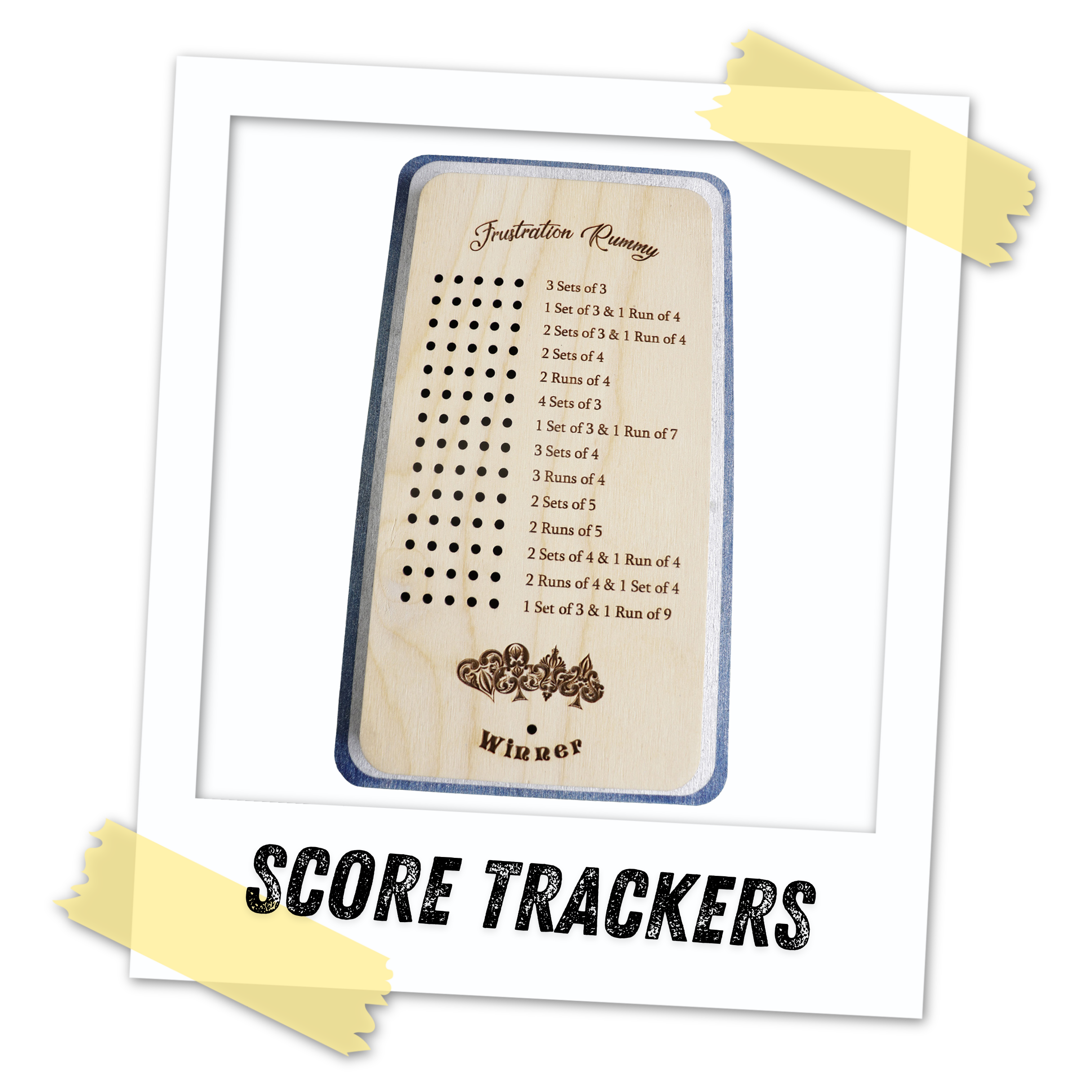 Frustration Rummy Round Tracker