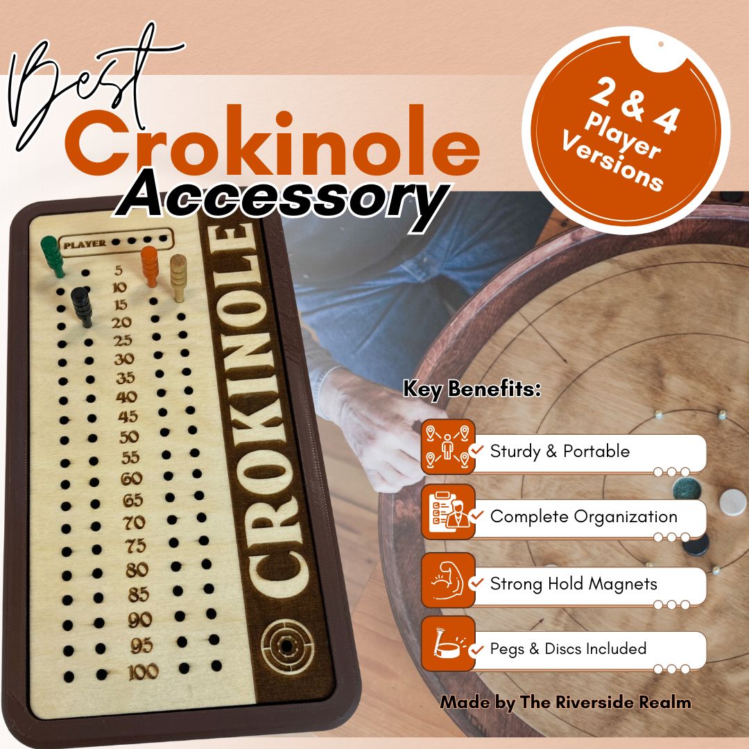 Crokinole Set - Deluxe