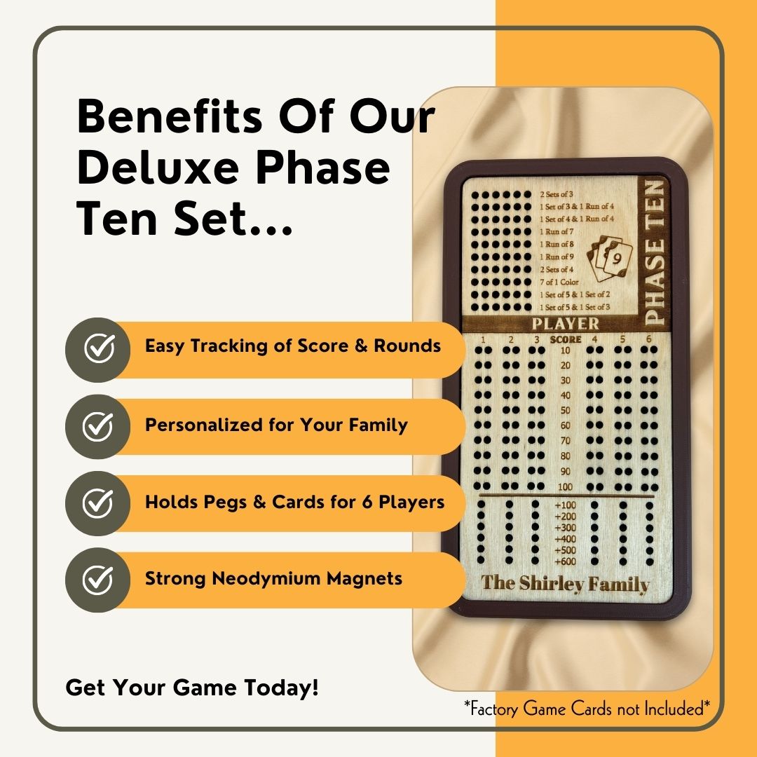 Phase Ten Set - Deluxe