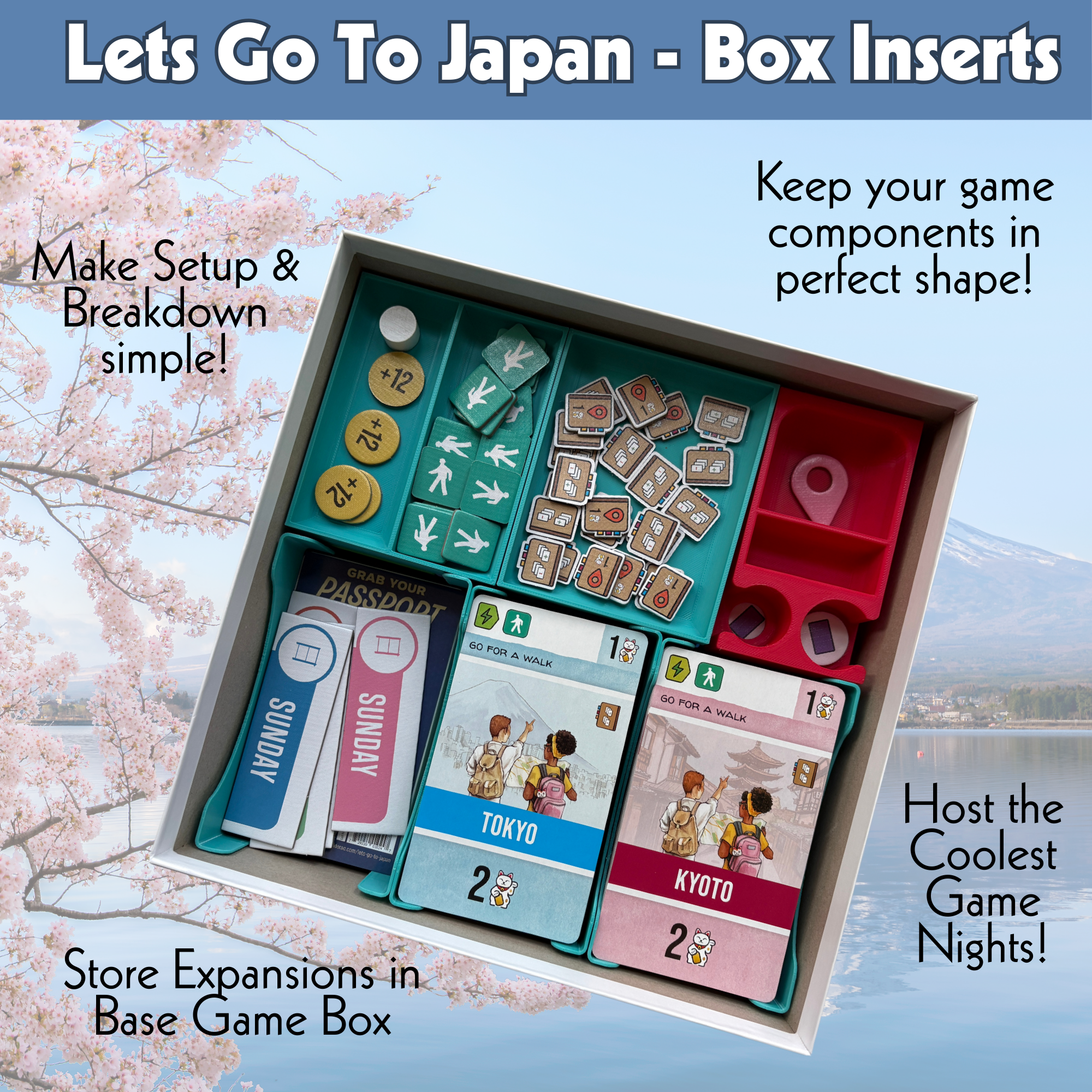 Let's Go To Japan Box Organizer
