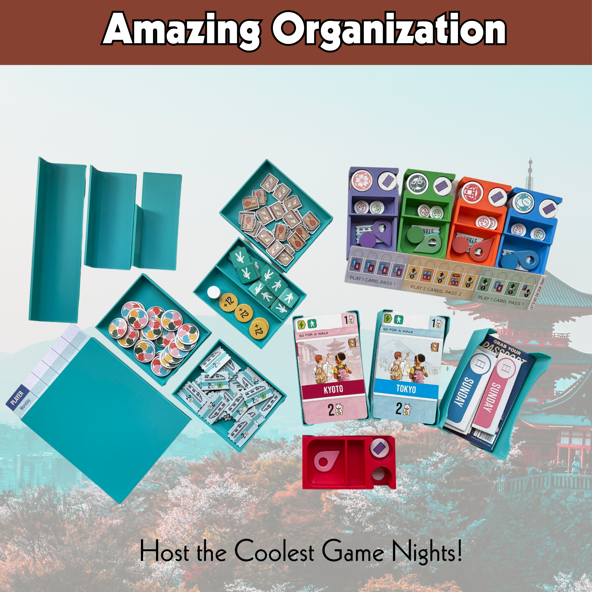 Let's Go To Japan Box Organizer