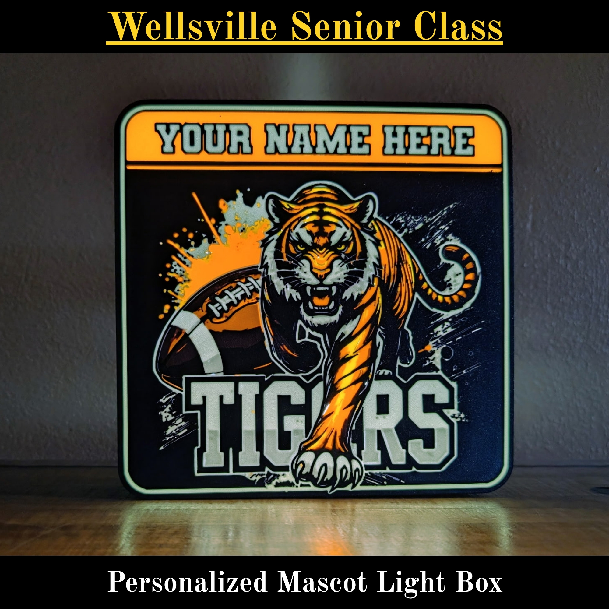 Personalized Mascot Light Box