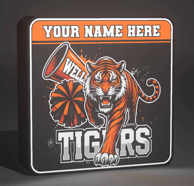 Personalized Mascot Light Box