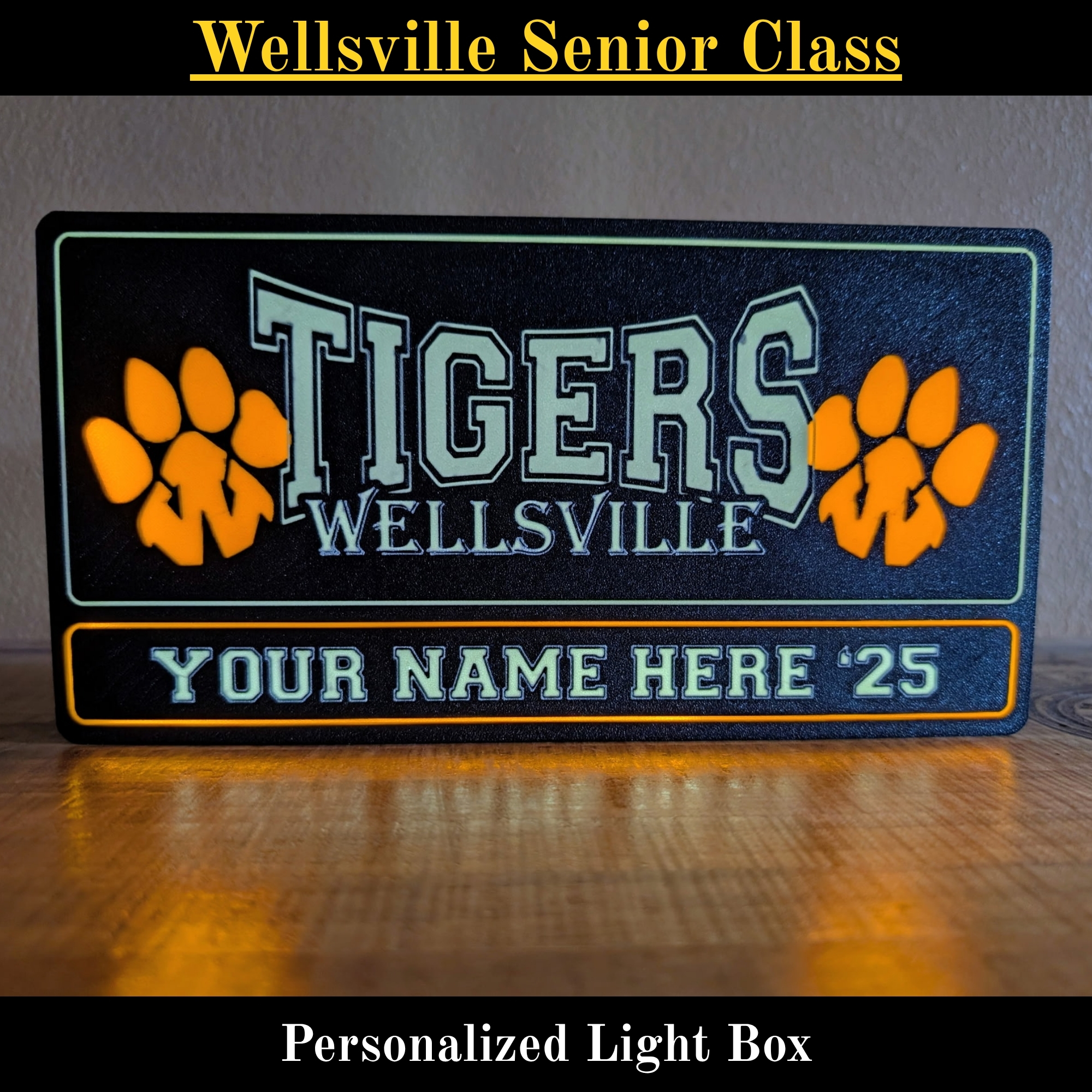 Wellsville Personalized Light Box
