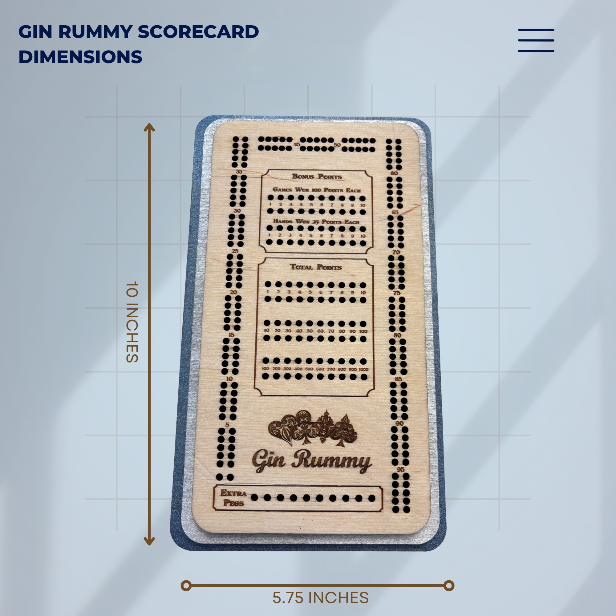 Gin Rummy Score Keeper