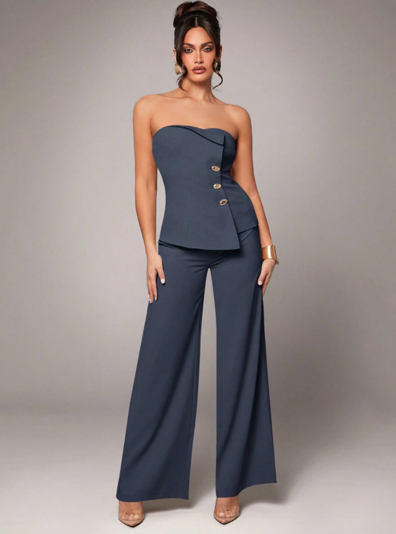The Monarch Navy Blue Top