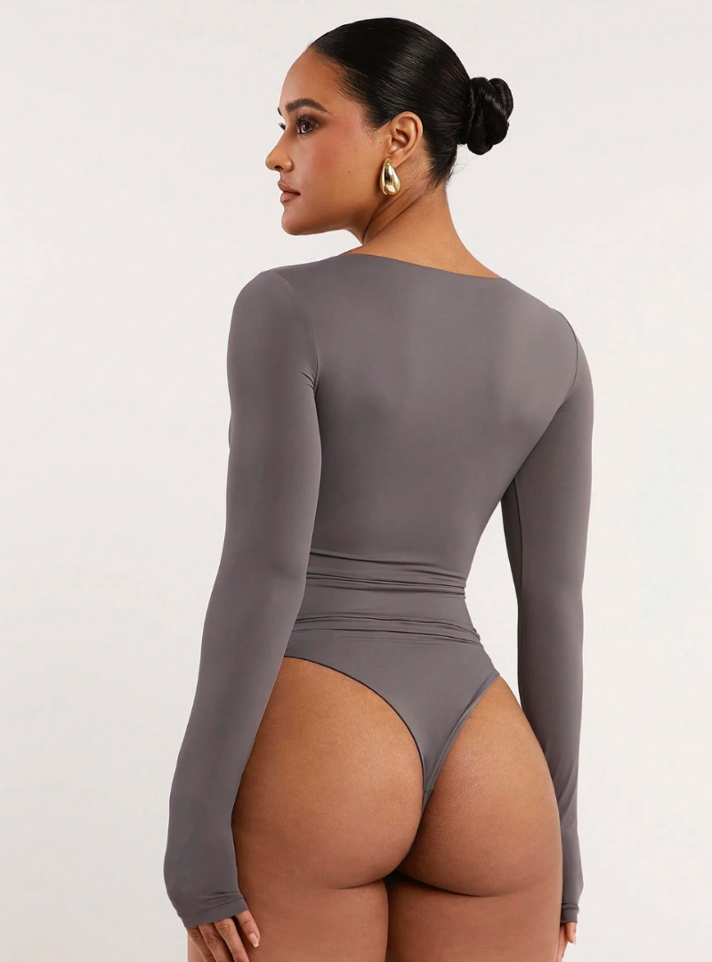 Contour x Sculpt Grey Top