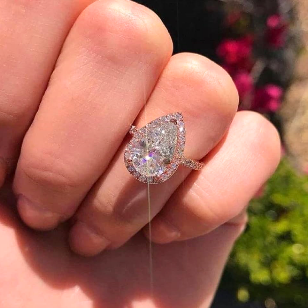 Pear-Shaped Ring