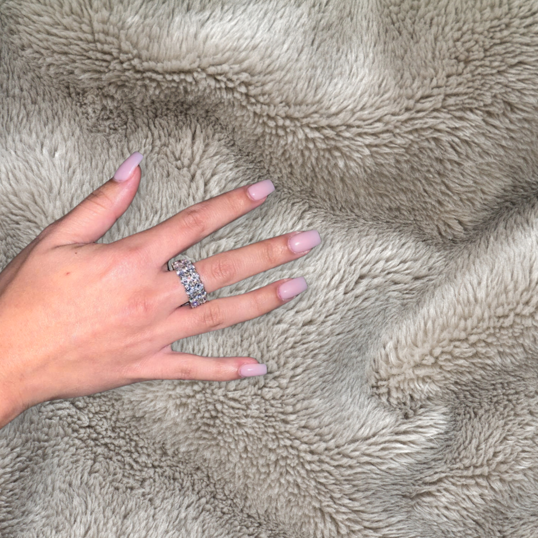 Crystal Eternity Ring