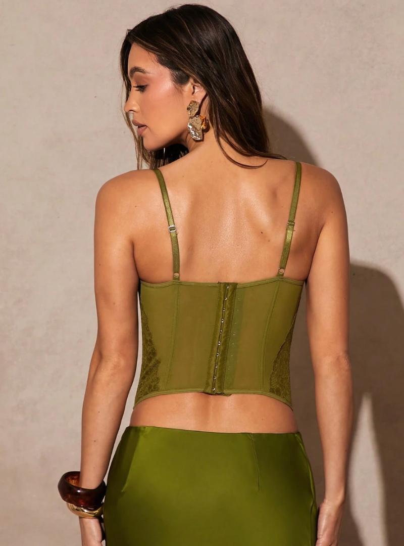 The Emerald Lace Corset 
