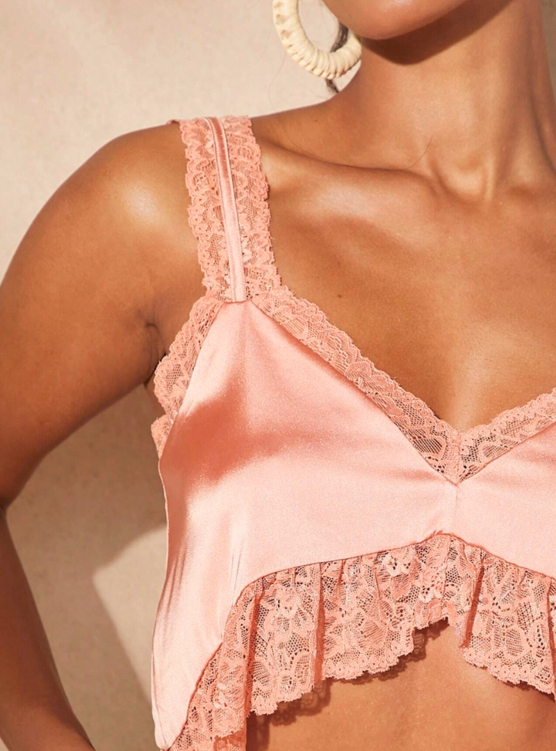 Peach Silent Luxury Cami