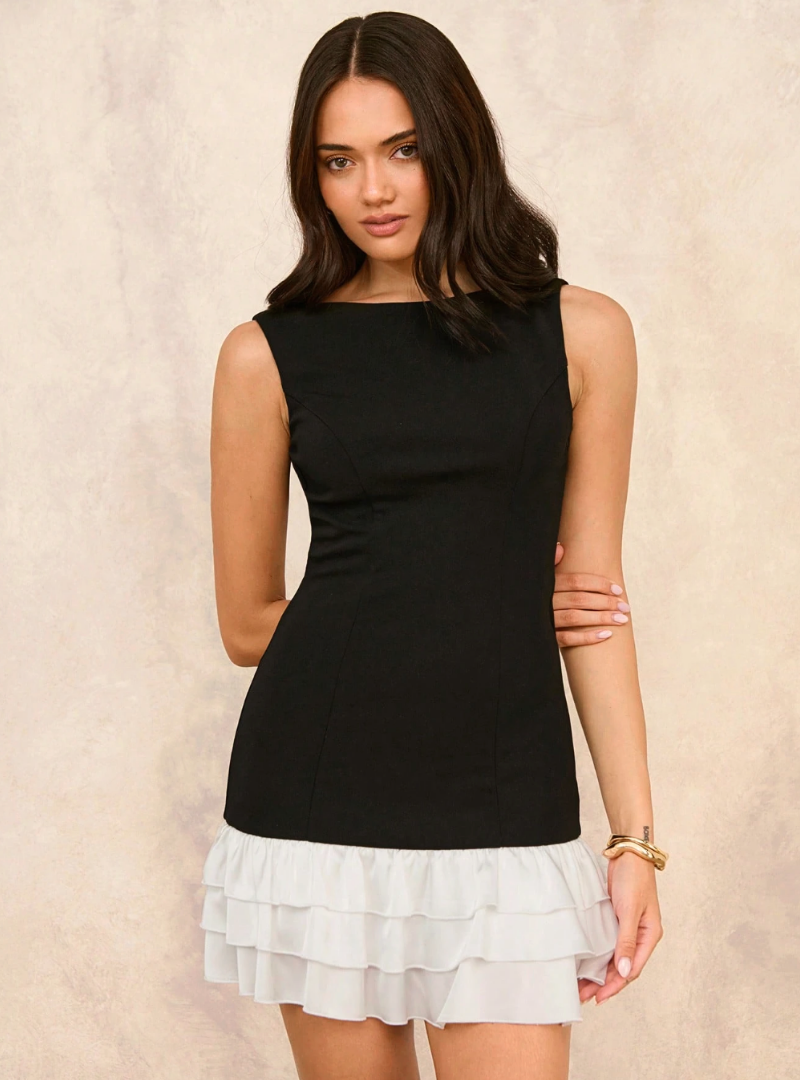 Contrast On Demand Dress