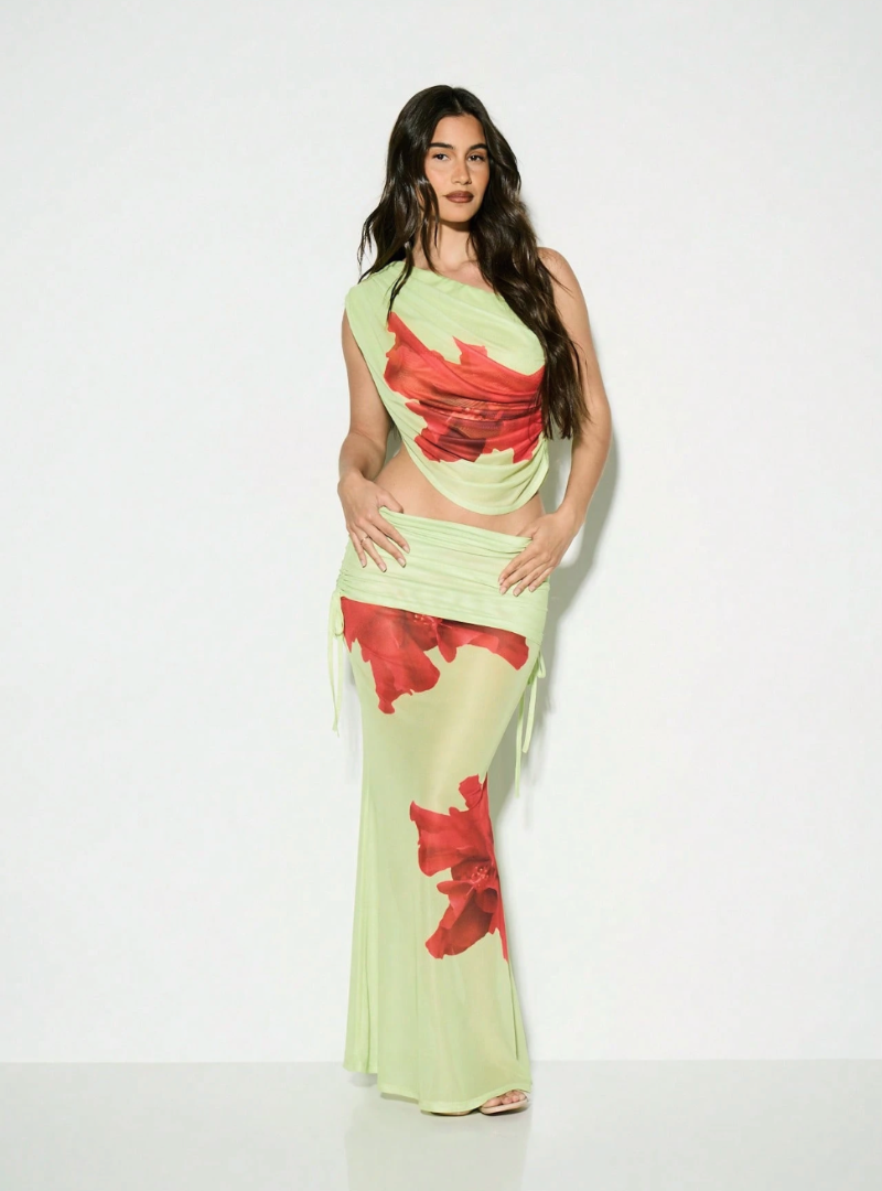 Wild Eden Maxi Skirt