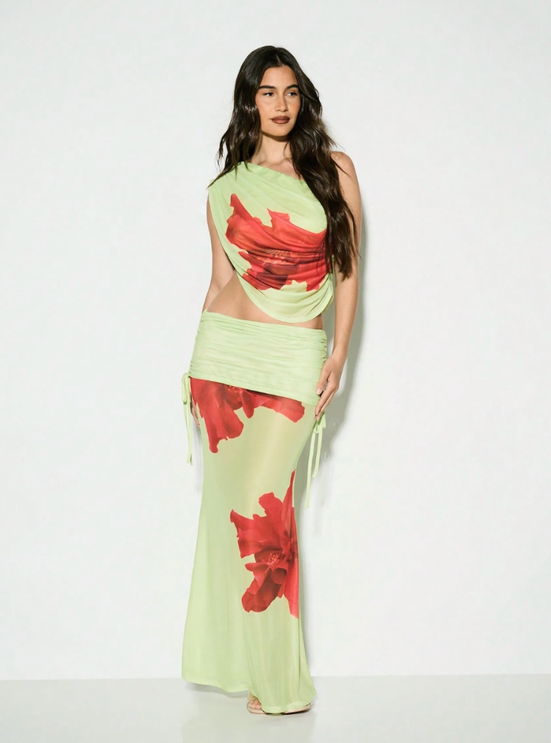 Wild Eden Maxi Skirt