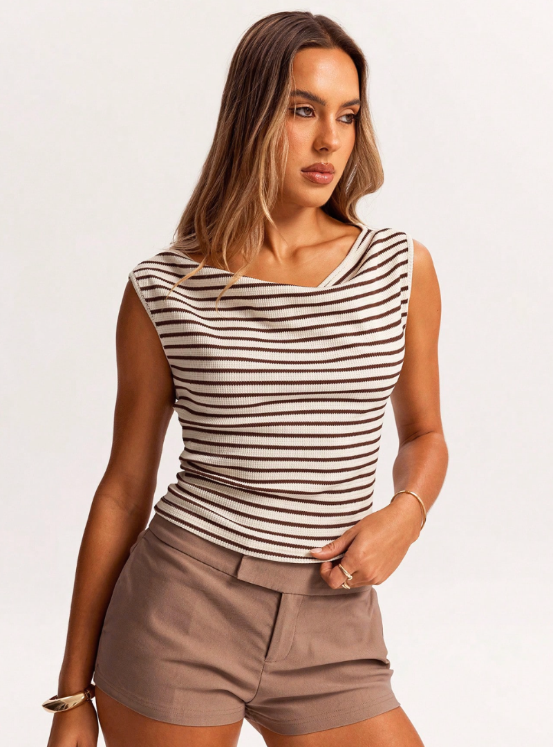 Vintage Charm Draped Top