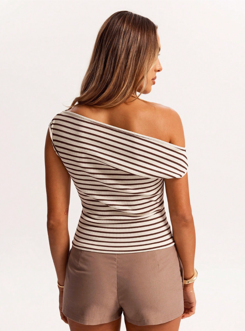 Vintage Charm Draped Top