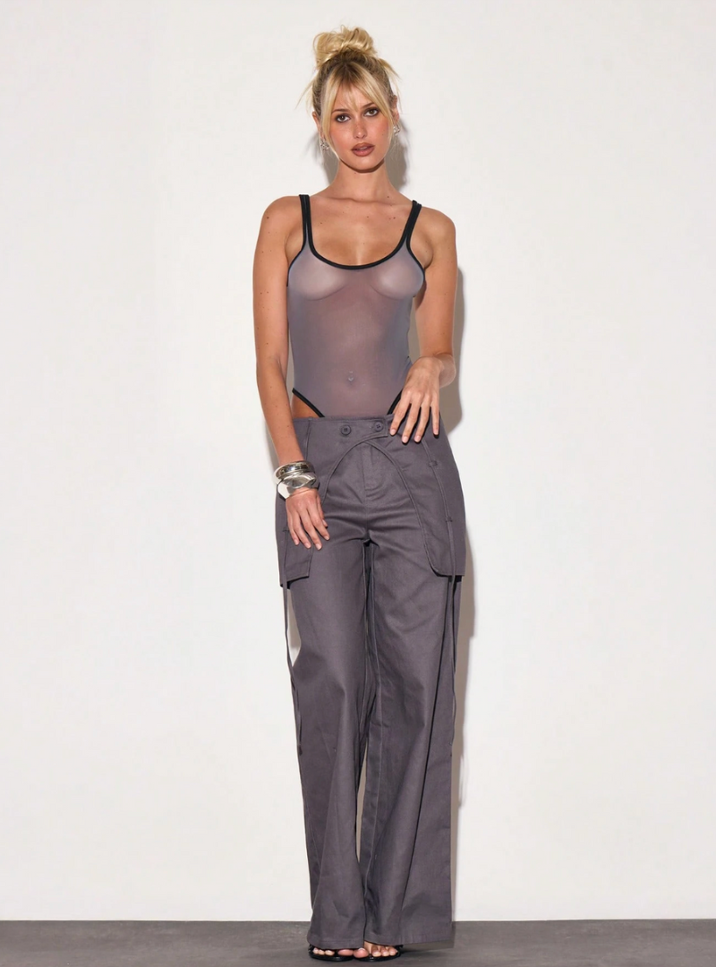 Midnight Sheer Bodysuit
