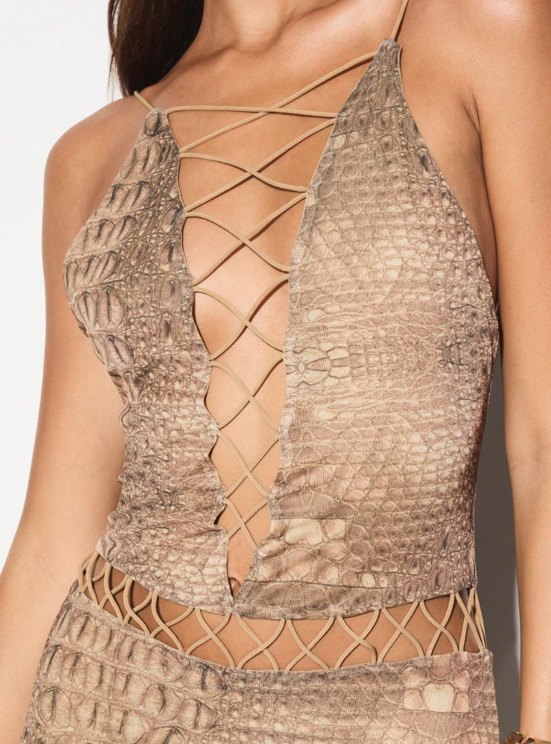 The Viper Lace Up Maxi
