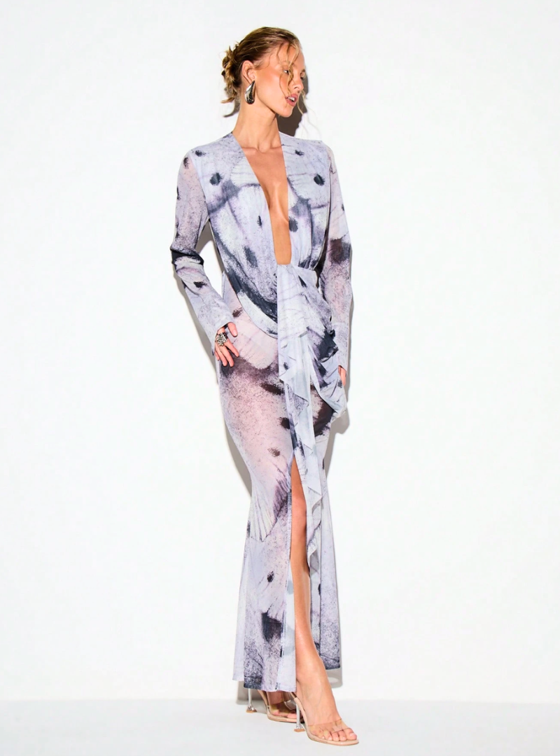 The Nocturne Drape Maxi