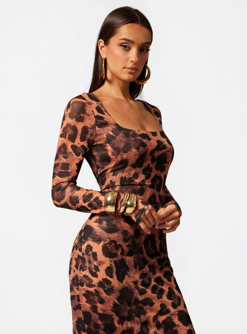 The Signature Leopard Gown
