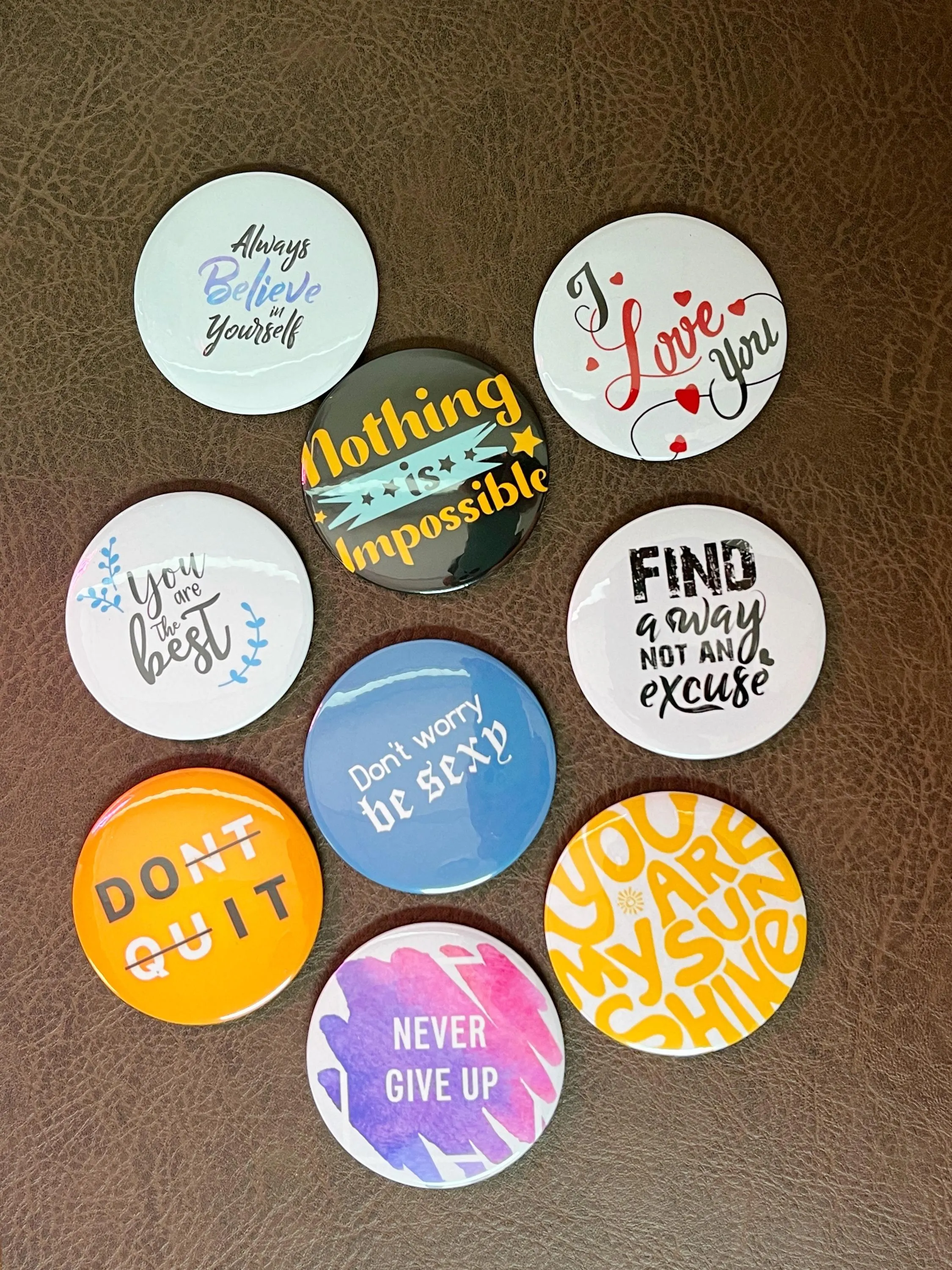 Round- 2.28”- Custom Fridge Magnet Set – Buy 9 Get 3 FREE