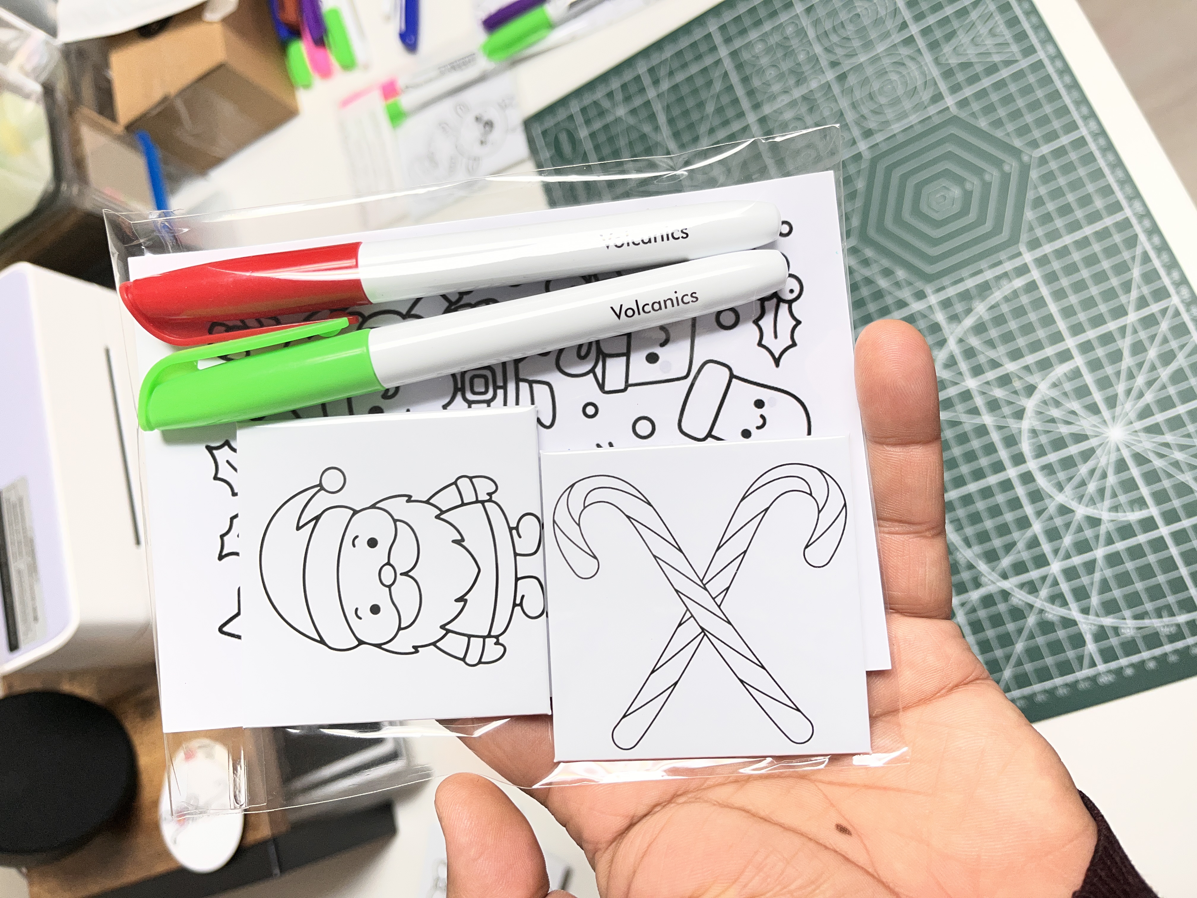 Magnet Coloring Kit – Handmade Reusable Fridge Magnets with Dry Erase Markers | Fun Kids Art Activity | Color, Wipe & Repeat