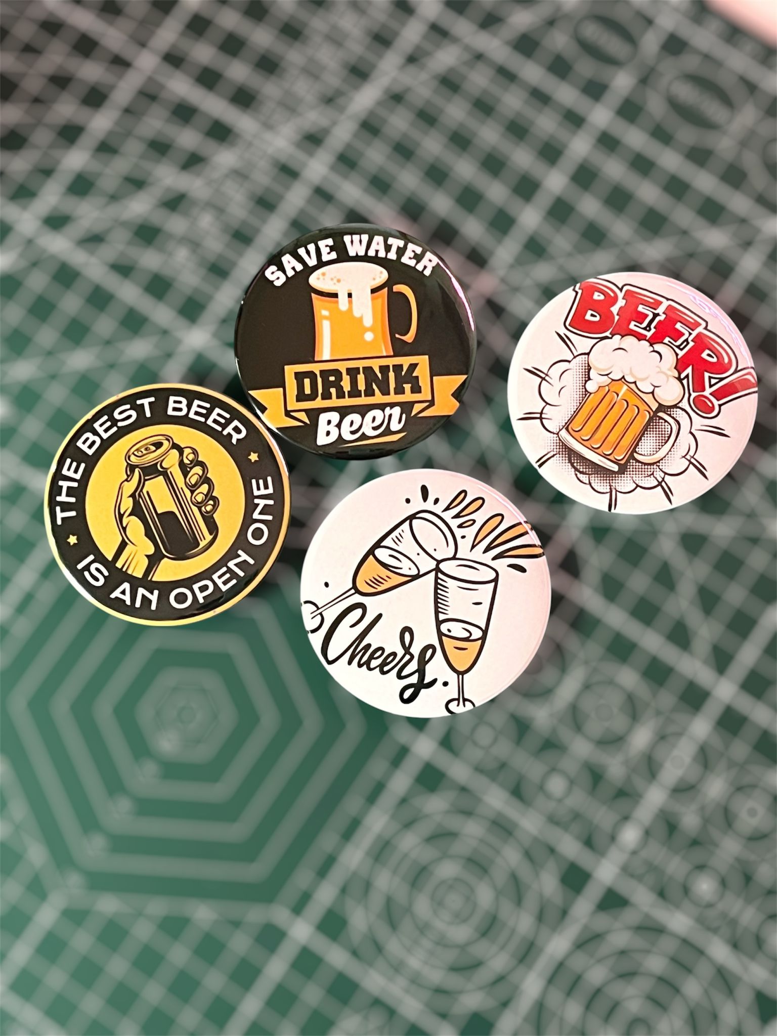 58mm Bottle Opener – Magnetic Fridge Bottle Opener | Custom Pocket Opener | Fun Gift for Him or Her