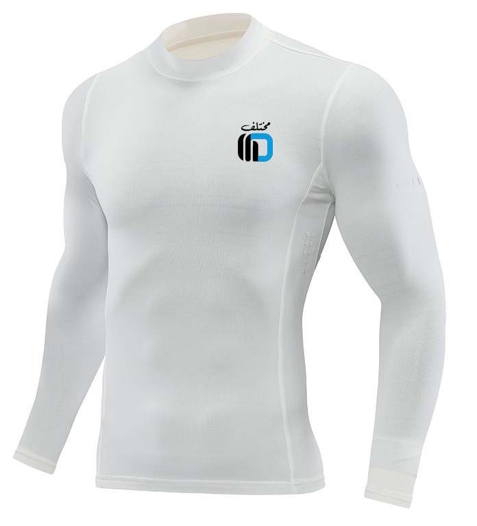 Rashguard manches longues blanc