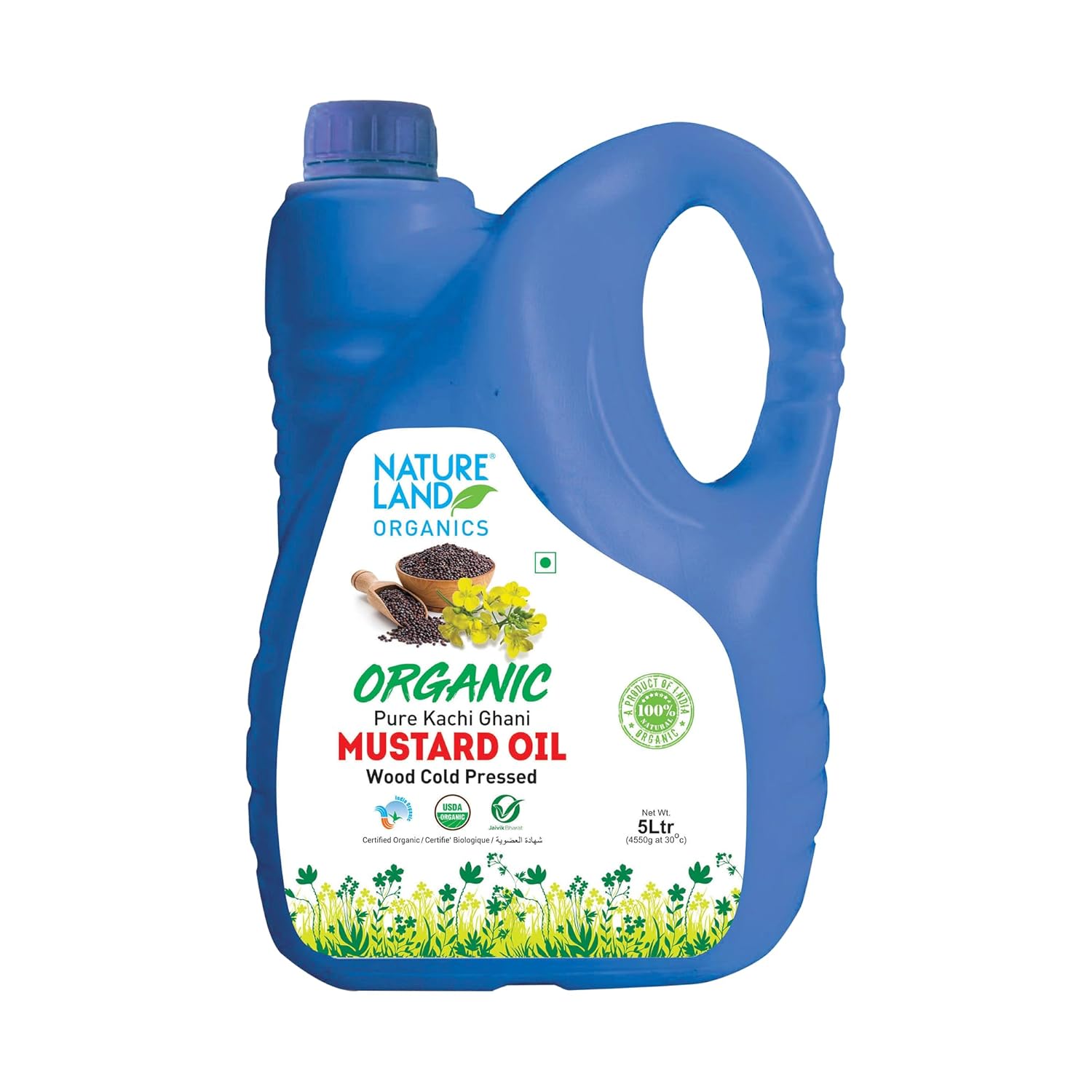 NatureLand Organics Mustard Oil (5L)