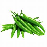 Fresh Green Chili Peppers