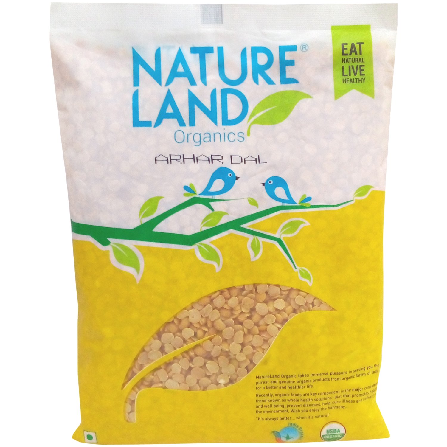 NatureLand Organics Arhar Dal
