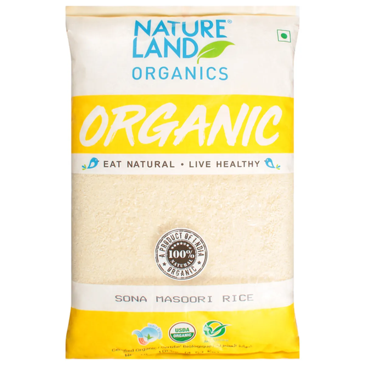 NatureLand Organics Sona Masoori Rice