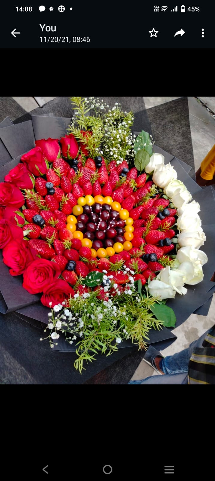 Fruit and Flower Bouquet