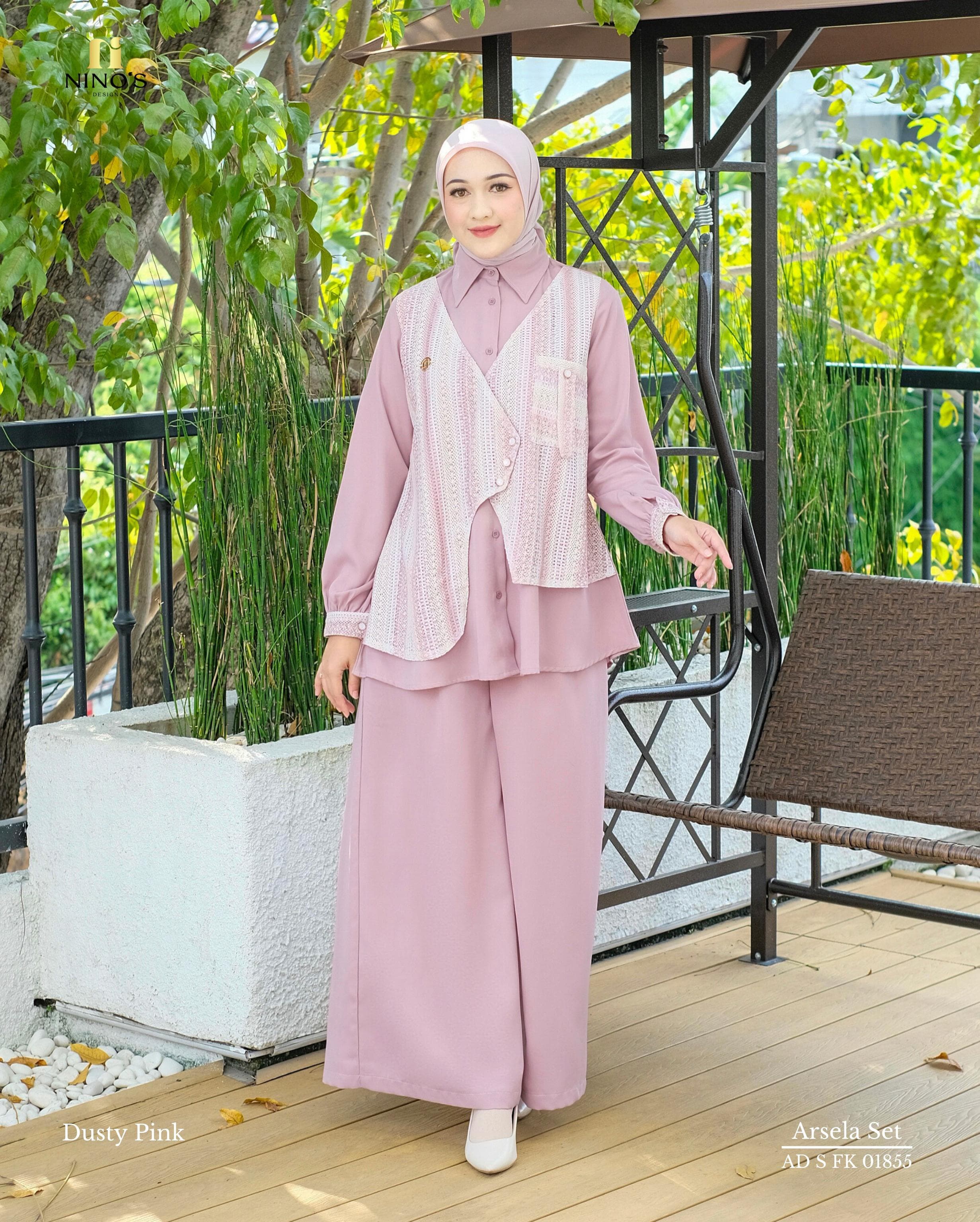 Arsela Set Dusty Pink