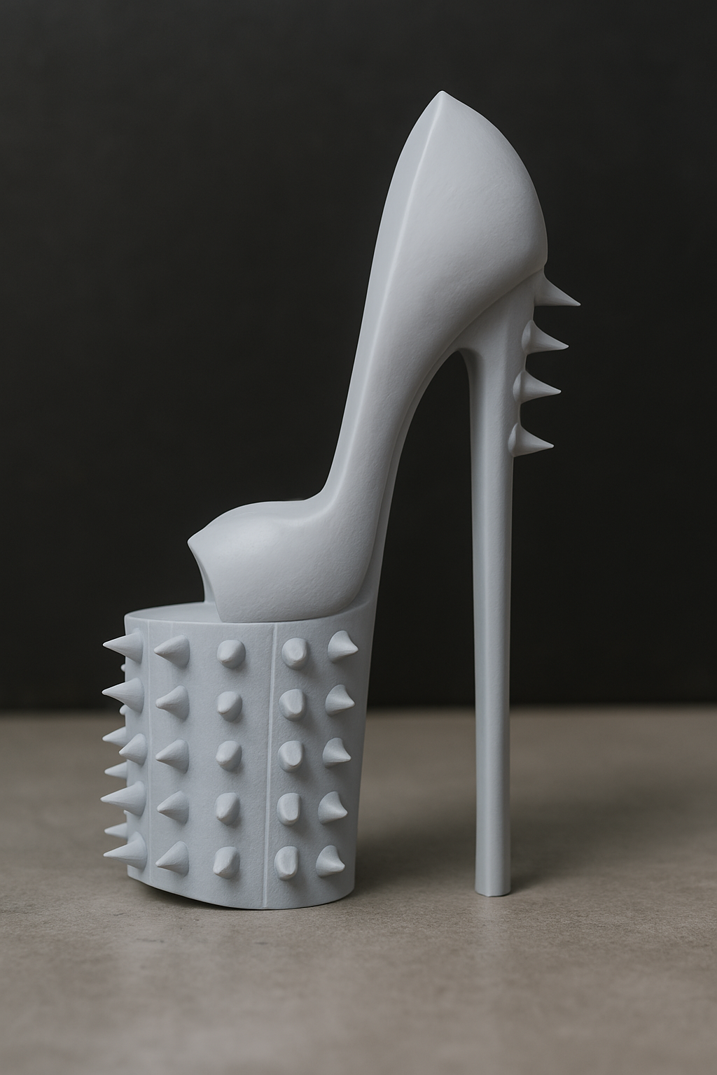 Blank Spiked Platform Heels for Felice Dolls – Fits 35cm & 45cm Sizes