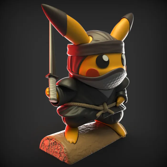 Pikachu Ninja Figurine