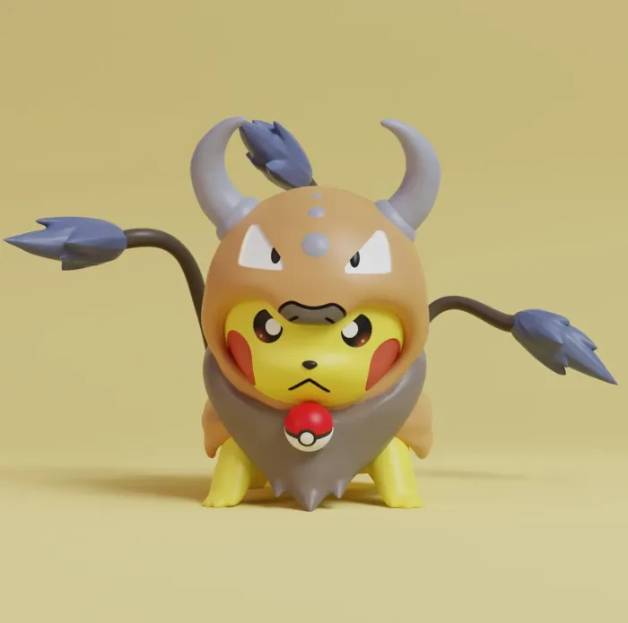 Pikachu x Tauros
