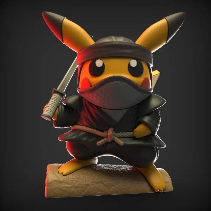 Pikachu Ninja Figurine