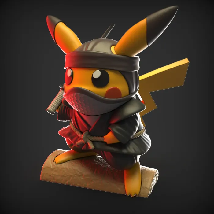 Pikachu Ninja Figurine